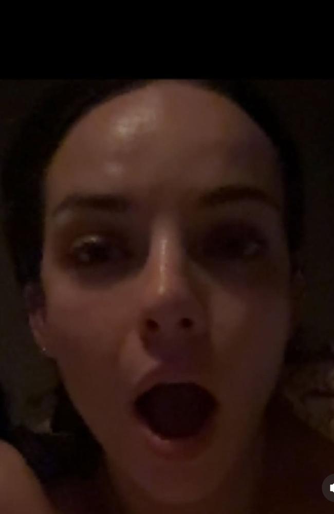 Influencer, Abbie Chatfield, reacts to Kath Ebbs’ personal debrief following her brutal split with JoJo Siwa. Picture: Instagram