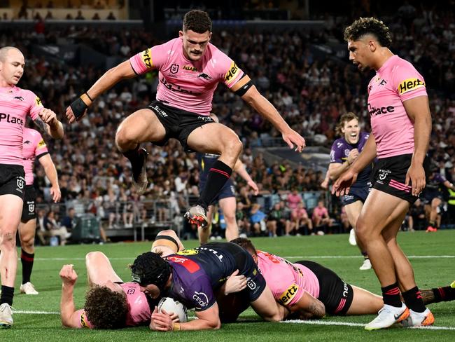 Harry Grant made the most of the field position. Photo by Quinn Rooney/Getty Images