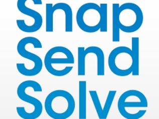 Snap Send Solve logo