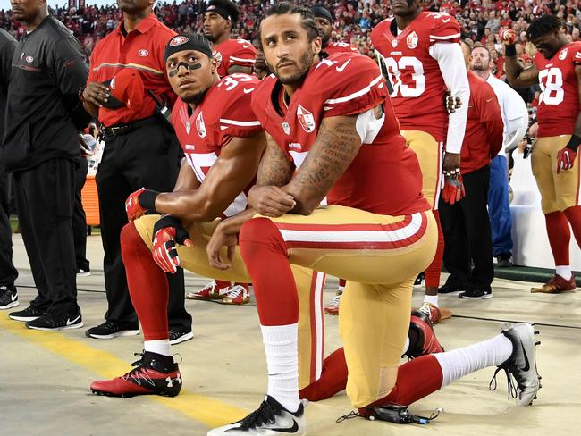 Kaepernick divided opinion with his controversial stance.