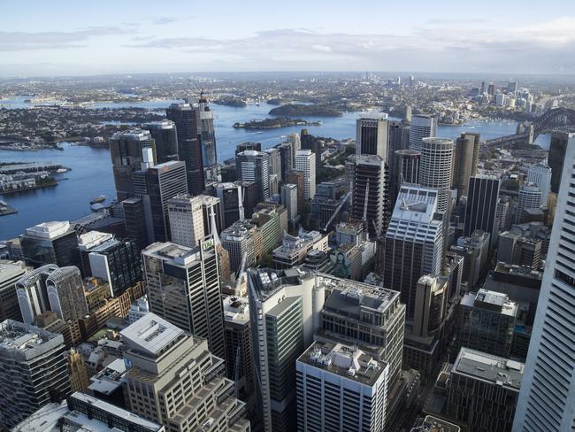 The thief checked out the view from Sydney Tower. Picture: Dylan Robinson