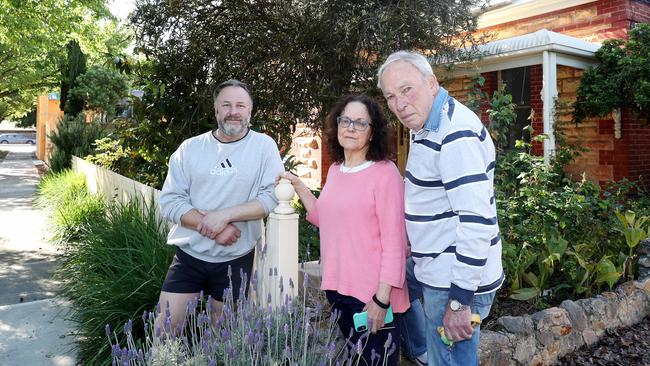 Residents Nick Tangorra, Barbara Roberton and Peter Henningsen. Picture: Sarah Reed