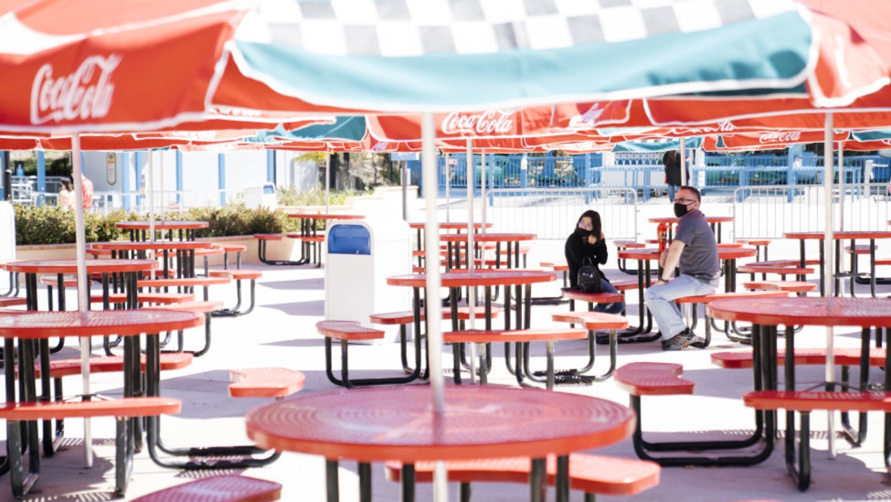 Dylan ate at the theme park instead of doing grocery shopping. Picture: Getty