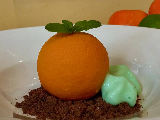 The mandarin and white chocolate ganache. Picture: Jenifer Jagielski