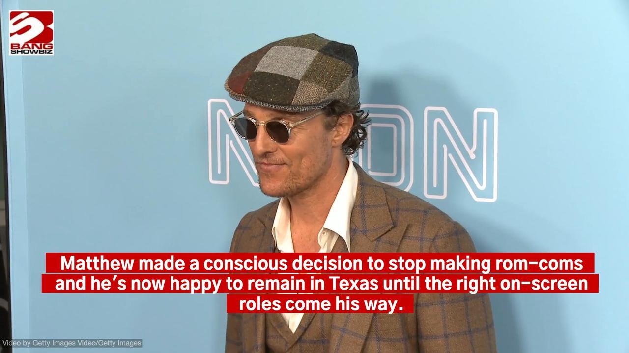 Matthew McConaughey reveals why he swapped Hollywood for a new life in Texas