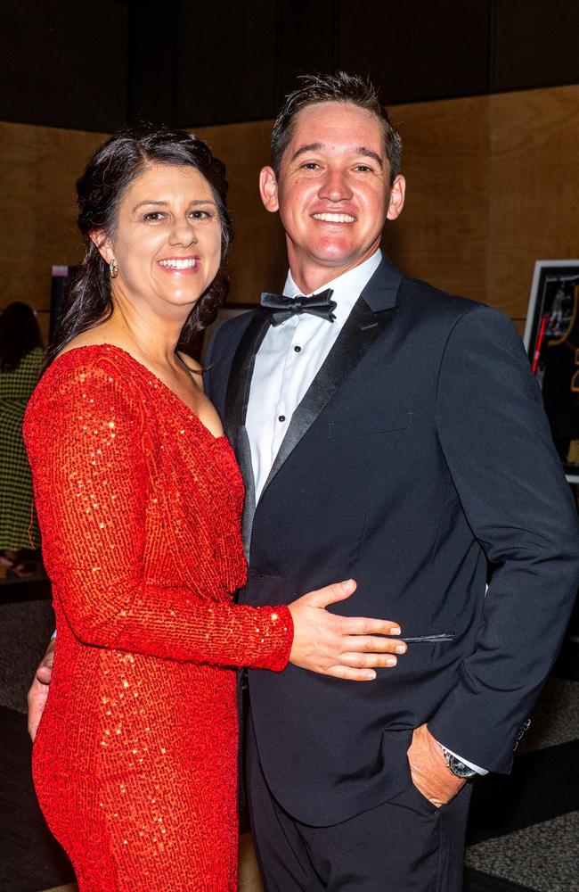 Andrew Hain and Natalie Hain at Mackay Mayor's Charity Ball Saturday 10 May 2025 Picture: Michaela Harlow