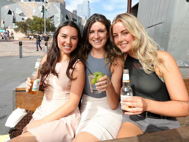 Tyan, Lucia and Lucy. Picture: Tim Carrafa