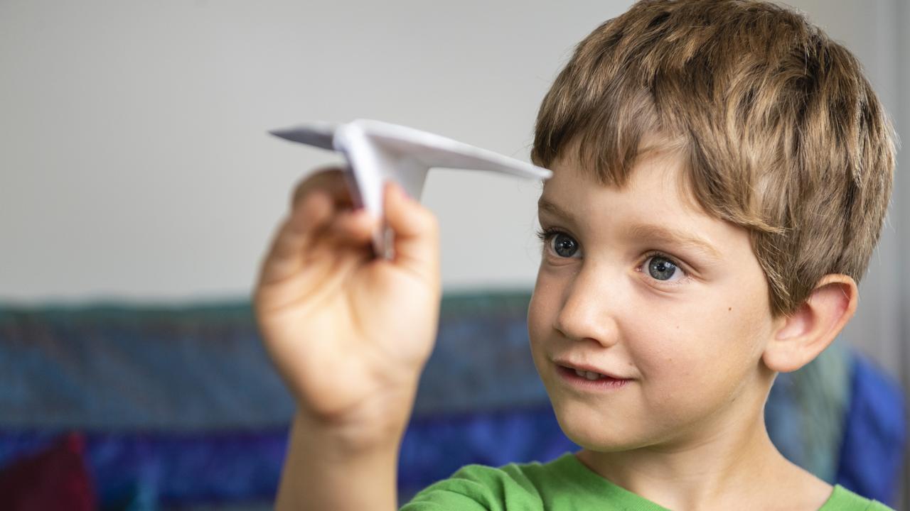 Vera Lacaze Memorial Kindergarten pre-Prep student Finneas Martin. Picture: Kevin Farmer