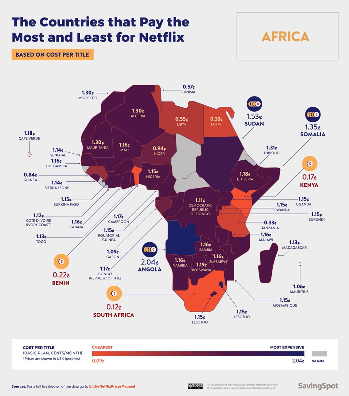 Netflix is far from affordable in Africa.