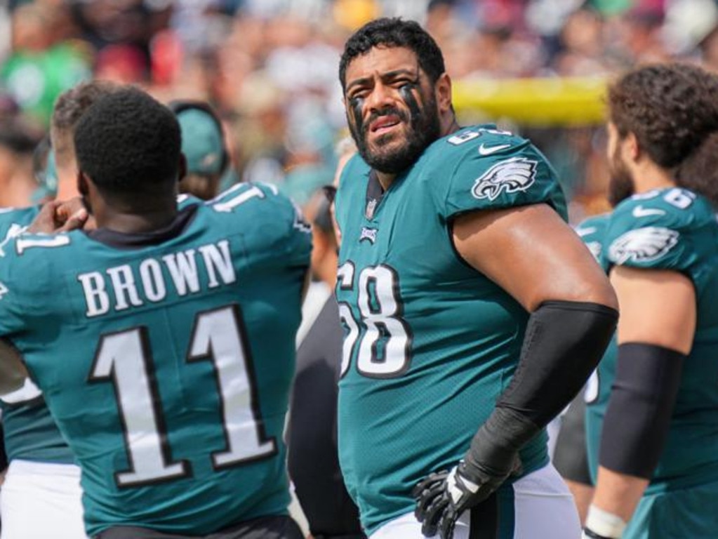 Australian code converts Jordan Mailata and Arryn Siposs to make history at Super  Bowl, NFL