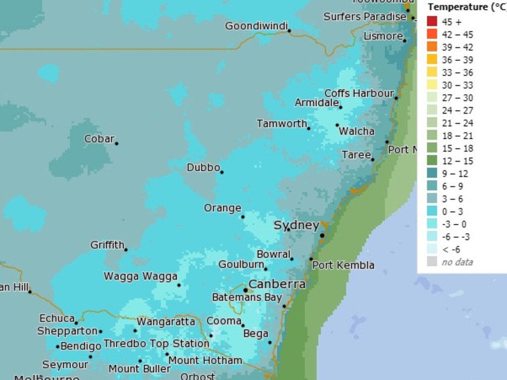 NSW Weather: ‘Polar’ cold snap hits eastern states | Daily Telegraph