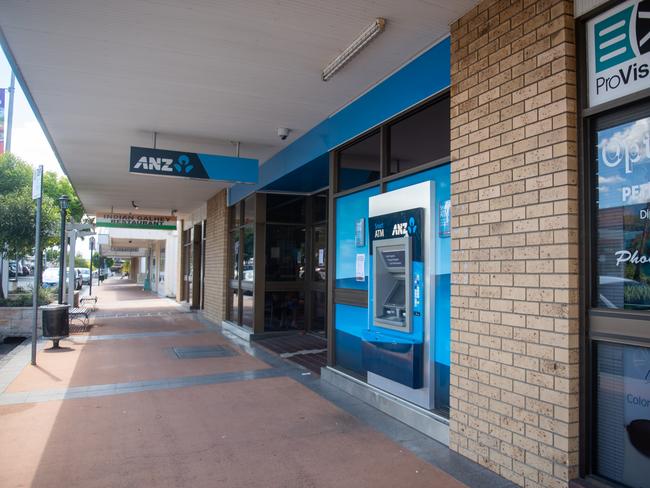 ANZ Gatton branch will close on 25 August, 2021. PHOTO: Ali Kuchel