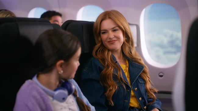 Isla Fisher is the star of Air New Zealand’s new ad ‘Somewhere over the Tasman’. Picture: Air New Zealand