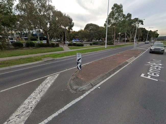 Emergency services rushed to Ferres Blv in South Morang after a collision on Wednesday morning.