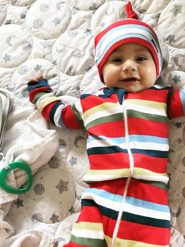 Tassie's Cheekiest Bubs 2020 | Panos Kaponas, 6 months. Born 5 weeks early on Boxing Day and he has enjoyed every single extra minute earth side, especially loves long walks around tassie. Photo: Nikole Kaponas