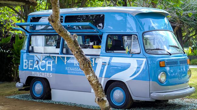 The Atomic 17 food truck, housed in a vintage VW Kombi.