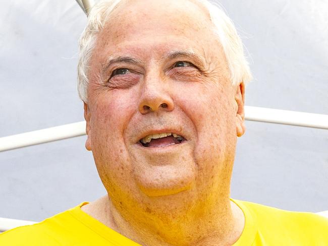 Clive Palmer at Freedom Rally in Brisbane CBD, Saturday, November 20, 2021 - Picture: Richard Walker