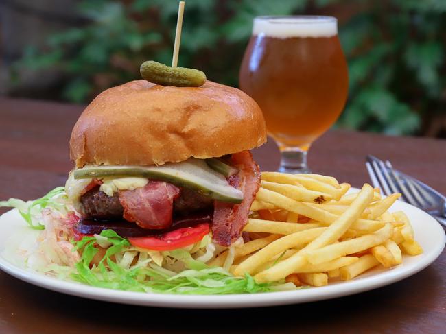 Enjoy a burger and beer. Picture: Jenifer Jagielski