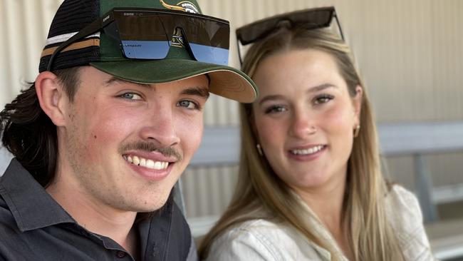 Jack Derges and Denim O'Halloran at the Gympie Races on June 15, 2024.