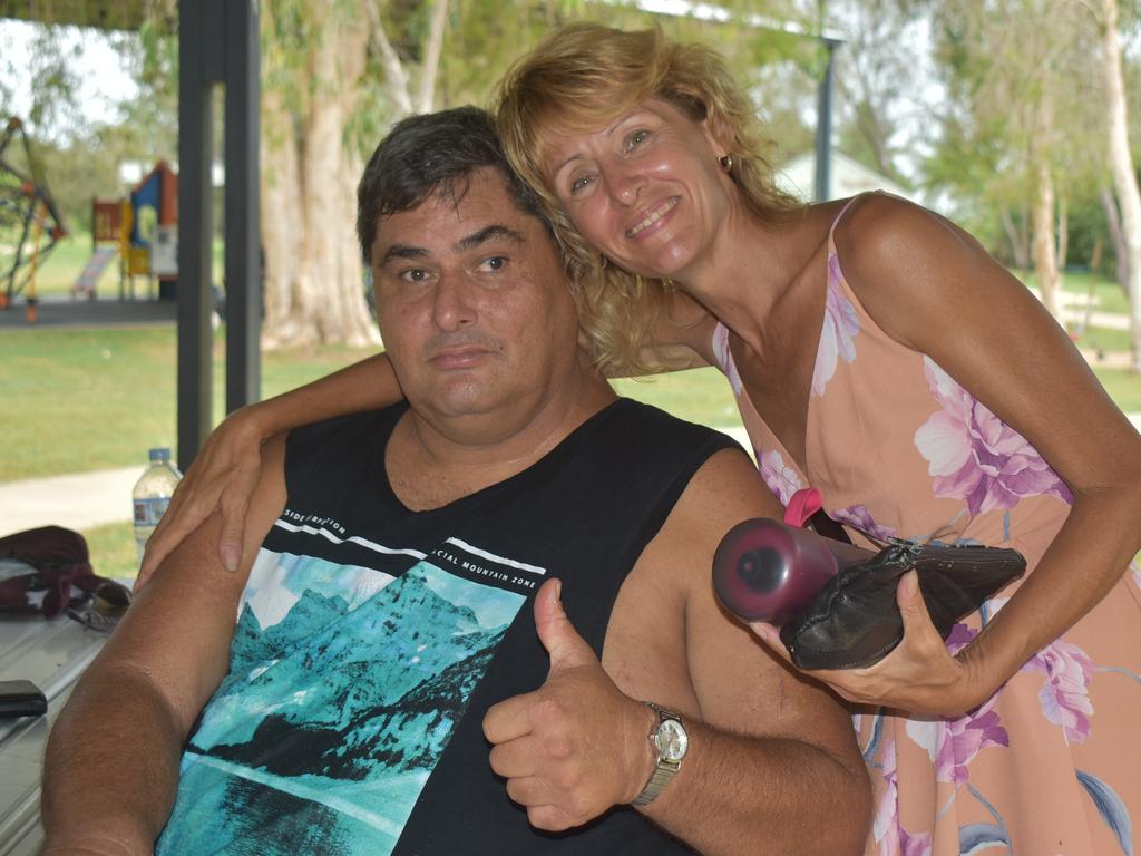 Daniel and Josie Vella at the Mackay & District South Sea islander Association's 2022 Australia Day Celebrations in Quota Park. Picture: Lillian Watkins