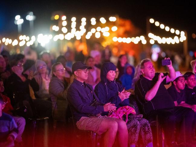 Crowds at Parrtjima 2024. Picture: Supplied