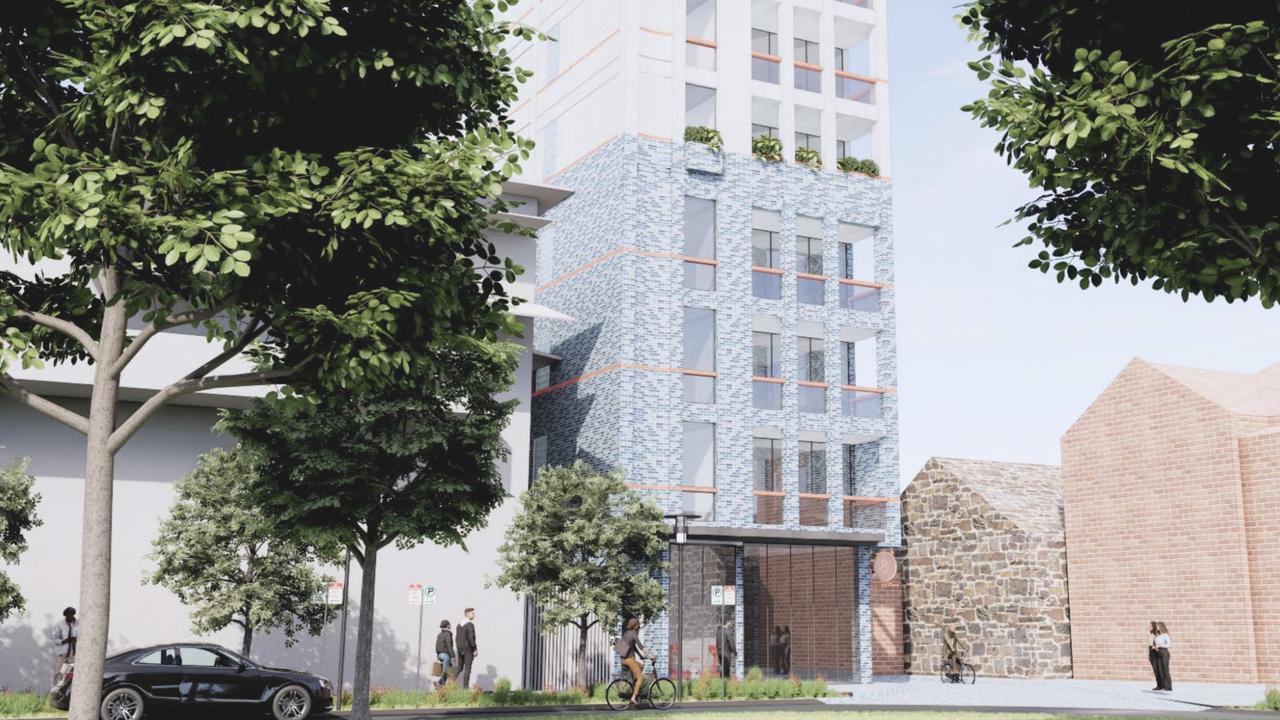 A visualisation of the Hocking Place affordable housing development. Picture: supplied