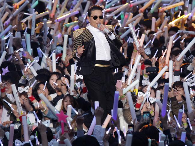 Psy became the first creator to garner a billion YouTube views. Picture: Chung Sung-Jun/Getty Images