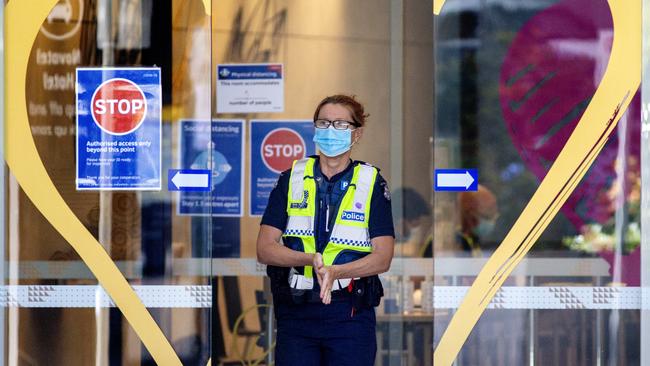 The new hotel quarantine program is being manned by police and ADF staff.