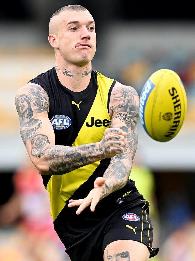 Dustin Martin is still ahead in terms of greatness …