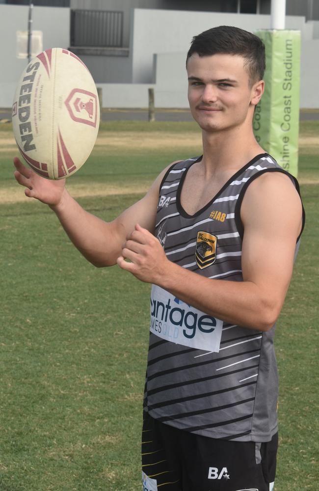 Sunshine Coast Falcons Mal Meninga Cup player for 2023, Finn Lawson. Picture: Eddie Franklin