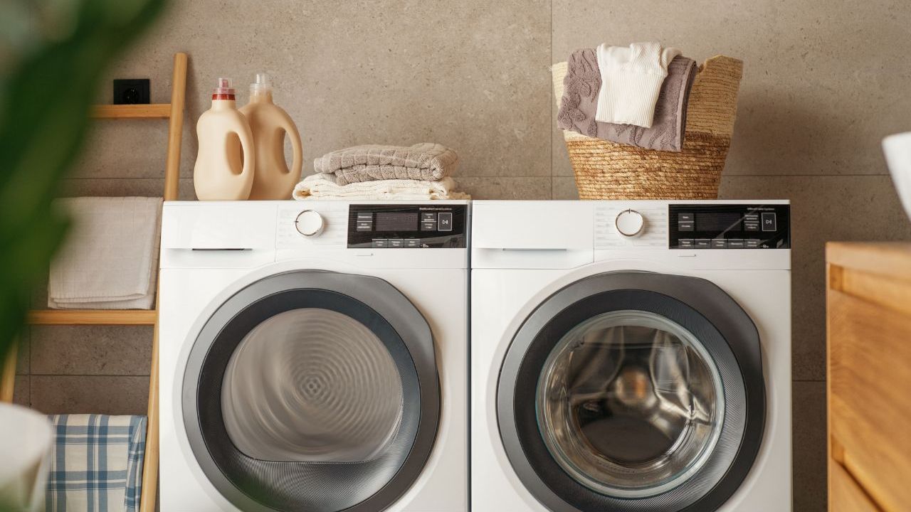 Is your washing machine on the fritz? Update your laundry room with these front loaders. Picture: iStock/Choreograph.