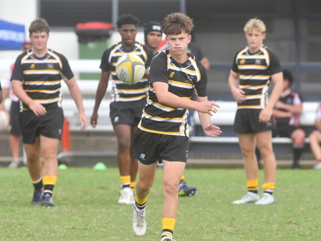 QLD Rugby Union State Championships (17-18 years boys) at the Townsville Sports Precinct. Saturday May 24. Wide Bay against Capricorn. Picture: Evan Morgan
