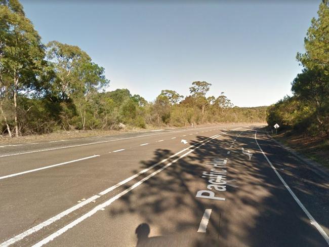 Mr Funnell was clocked on the Pacific Highway near the Australian Reptile Park. Picture: Google