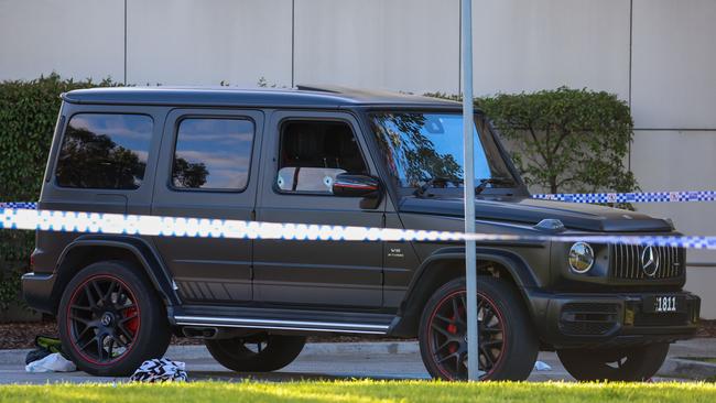 Abdulrahim drove himself to the Fawkner police station. Picture: Brendan Beckett