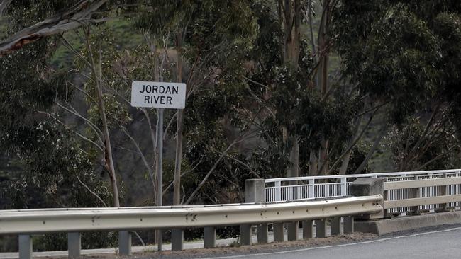 Police search teams combed the Jordan River at Bridgewater in their search for Gatbel Gatwech. Picture: ZAK SIMMONDS