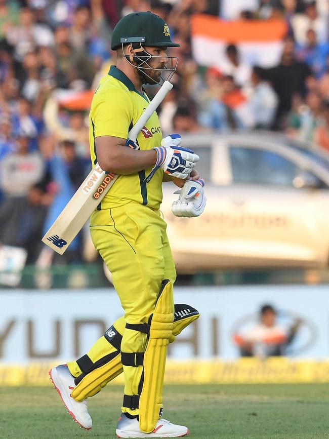 Aaron Finch is facing an ODI form slump.