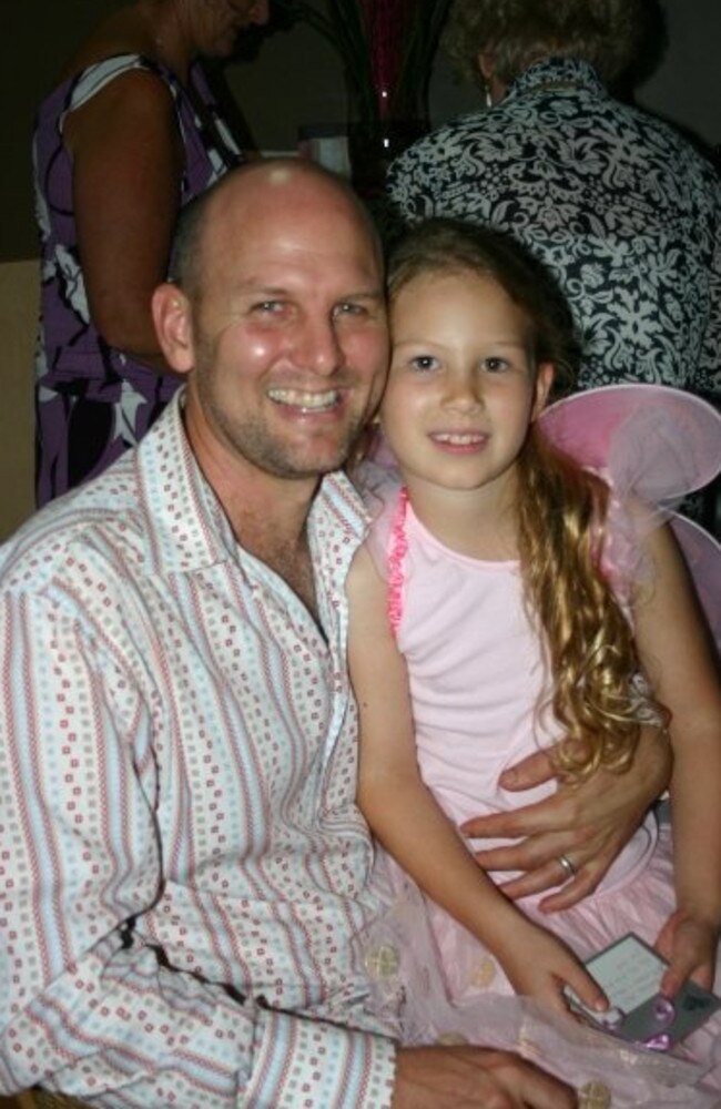 Matt Golinski with daughter Starlia.