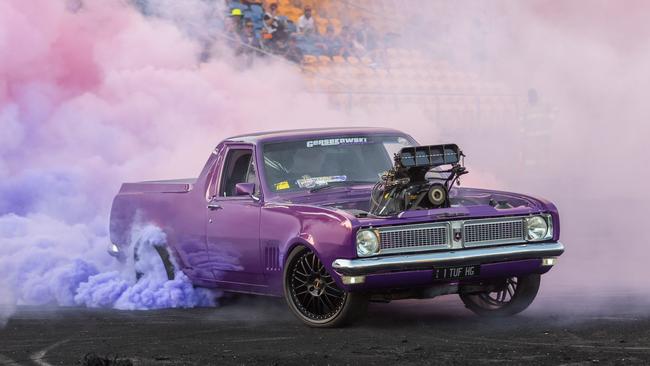 Toowoomba's Wal Gersekowski is keen to take out the first ever burnout title at the inaugural Rare Spares Rockynats in Rockhampton this weekend. Photo: Simon Freeman