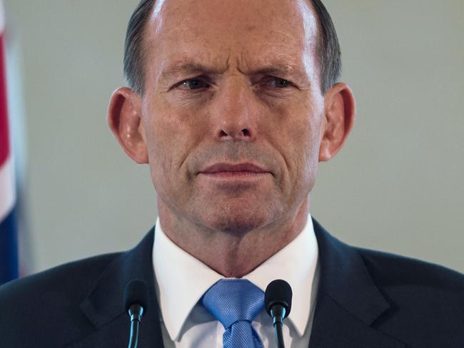 Still unpopular: Tony Abbott. AFP PHOTO / MOHD RASFAN