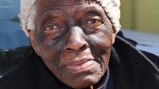 Violet Tshwili has lived in the Langa settlement on the outskirts of Cape Town for all of her 87 years. Picture: Megan Palin.