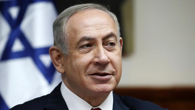 Israeli Prime Minister Benjamin Netanyahu. Picture: AFP