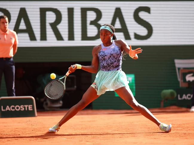 Coco Gauff of United States is through to the final of the French Open. Picture: Adam Pretty/Getty Images