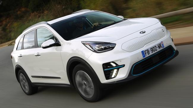 Kia hopes to sell the e-Niro electric SUV in Australia from the middle of next year. Picture: Supplied.