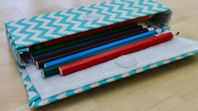 diy pencil case no sew