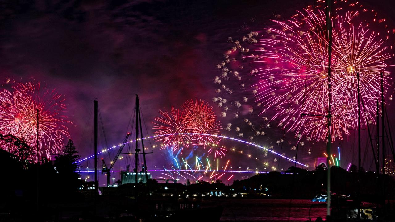 Last year’s fireworks display from Point Piper in Sydney’s eastern suburbs. Picture: NCA NewsWire/ Seb Haggett