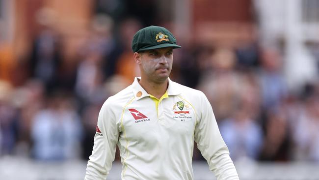 A UK barber has claimed Australian wicketkeeper Alex Carey owes him £30 for a haircut. Picture: Getty Images.