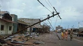 Dr Brian Reid said the cyclone left “devastation in every direction”. Photo: Supplied