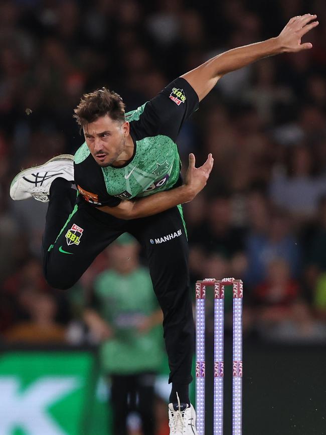 Marcus Stoinis is honoured to be captaining the Stars this season. Picture: Darrian Traynor/Getty Images