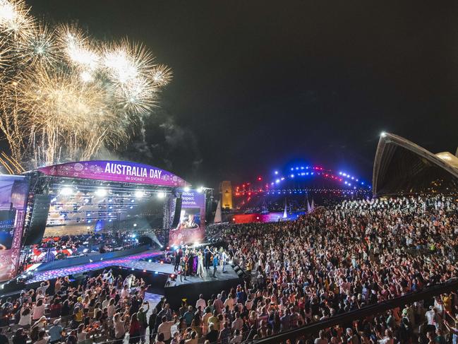 Sydney Harbour will be transformed into a party zone for the Australia Day Live concert on ABC.