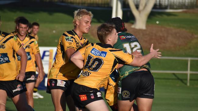 Meninga Cup game between the Ipswich Jets and Sunshine Coast Falcons. Saturday March 18, 2023. Picture, Nick Tucker.